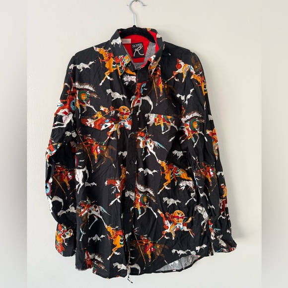 Roper Other - Vintage Mens Lg Roper Western Button Down Shirt Native Tribal Southwestern